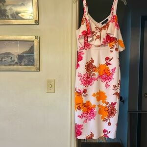 Rachel Roy pink floral dress